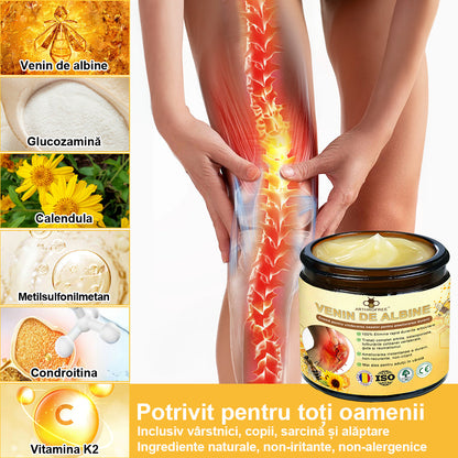 ArthroFree™ Venin de albine Cremă Terapeutică Analgezică🐝(în mod special pentru adulți mai în vârstă & SRCT recomandă)