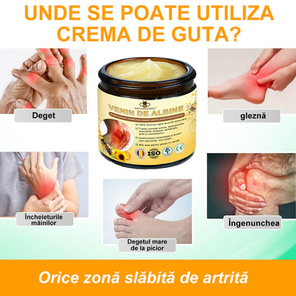 ArthroFree™ Venin de albine Cremă Terapeutică Analgezică🐝(în mod special pentru adulți mai în vârstă & SRCT recomandă)